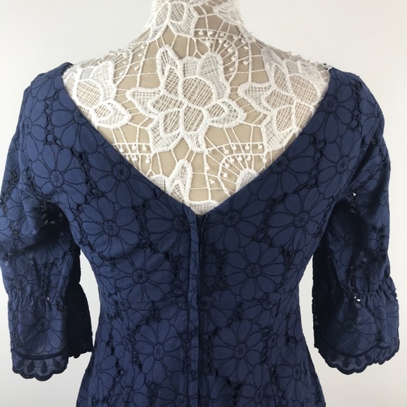 🎉SOLD🎉Lilly Pulitzer Sz 8 Navy Blue Shayna Dress - Picture 6 of 8